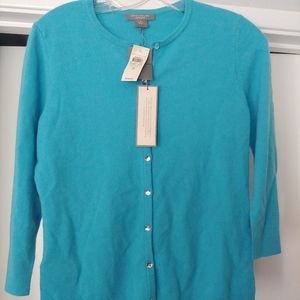 nwt cashmere blouse and silk shirt